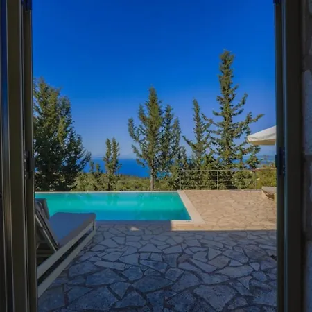 Panoramic Ocean Views Jiulita Lefkada Semesterbostad Tsoukaládhes