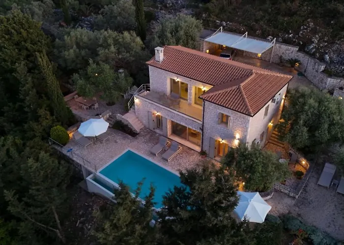 Case de vacanță Panoramic Ocean Views Jiulita Lefkada Tsoukaládhes